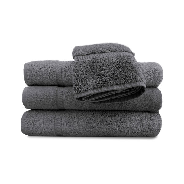 Oxford Imperiale Charcoal Grey Towel Collection